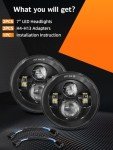 7-Inch LED Projector Headlights for Jeep & Chevy