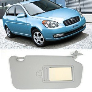Gray OEM Right Interior Sun Visor for Hyundai