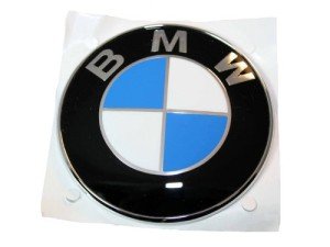 BMW Rear Hatch/Trunk Emblem Kit with Clips