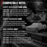 Upgraded Metal Door Handle for 1999-2007 Chevy/GMC