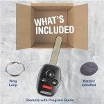 Keyless Fob for 2003-2010 Honda Accord & Element