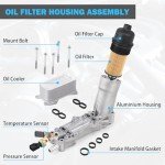 Engine Oil Filter Housing Cooler Kit for Dodge, Jeep, Ram