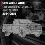 Metal Tailgate Handle for 2014-2015 Silverado/Sierra