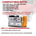 Chrome OEM Headlights and Bumper Lamps for Chevy