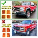 Chrome OEM Headlights and Bumper Lamps for Chevy