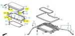 88-91 Honda CRX Si Sunroof Seal Weatherstripping