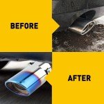 Blue Exhaust Pipe Tail Muffler Tip for Cars