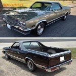 Smoked Lens Side Marker Light Kit for El Camino