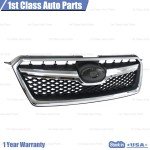 Chrome Front Grille Assembly for 2013-2015 Subaru XV