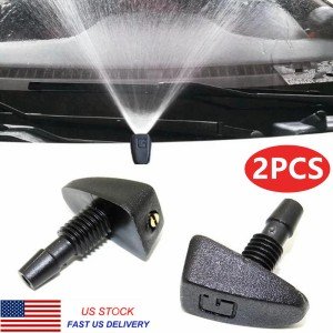 2PCS Car Windscreen Washer Mist Spray Nozzles