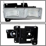 Chrome OEM Headlights and Bumper Lamps for Chevy