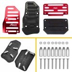 Red Non-Slip Automatic Brake Pedal Pad Cover