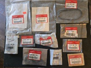 Honda Parts Package - Check Description for Details
