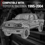 Upgraded Metal Door Handle Set for Toyota Tacoma