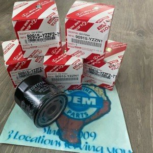 Toyota Oil Filter 90915-YZZF2/YZZN1/YZZE1 (Qty 5)