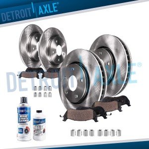 Jeep Wrangler JK Front and Rear Brake Rotor Kit