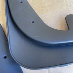 Universal Black Car Mud Flaps - 4 Pack