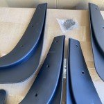 Universal Black Car Mud Flaps - 4 Pack