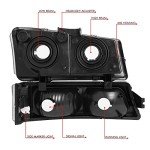 Chevy Silverado 2003-2006 Headlight Assembly Pair