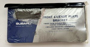 Subaru Genuine Front License Plate Bracket