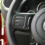 Jeep Wrangler JK Carbon Fiber Steering Wheel Trim