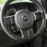 Jeep Wrangler JK Carbon Fiber Steering Wheel Trim