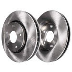 Disc Brake Rotors and Pads Kit for Acura TSX, Honda Accord