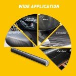 Carbon Fiber Vinyl Wrap for Car Interior Decals