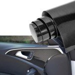 Carbon Fiber Vinyl Wrap for Car Interior Decals