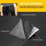 Carbon Fiber Vinyl Wrap for Car Interior Decals