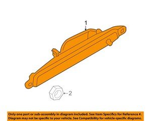 Nissan High Mount Stop Lamp Assembly (26590-ZS00A)