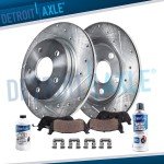 10.79" Drilled Rotors & Brake Pads for Subaru