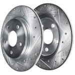 10.79" Drilled Rotors & Brake Pads for Subaru