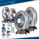 Drilled & Slotted Brake Rotors and Pads Set