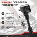 Nissan Ignition Coil Pack & Spark Plugs Set