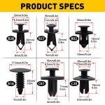 190-Piece Car Body Push Pin & Trim Clip Set