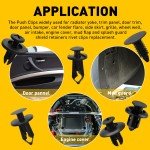190-Piece Car Body Push Pin & Trim Clip Set