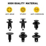 190-Piece Car Body Push Pin & Trim Clip Set