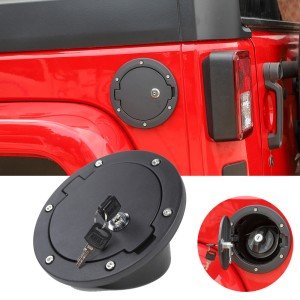 Aluminum Gas Cap Cover for Jeep Wrangler JK