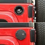 Aluminum Gas Cap Cover for Jeep Wrangler JK