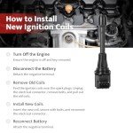 Ignition Coil and Spark Plug Set for Nissan, Infiniti