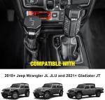 Jeep Wrangler JL JT 4WD Gear Shift Knob Cover