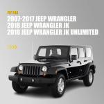 17-Piece Hard Top Seal Kit for Jeep Wrangler