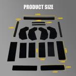 17-Piece Hard Top Seal Kit for Jeep Wrangler