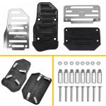 Silver Non-Slip Gas & Brake Pedal Cover