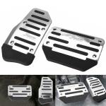 Silver Non-Slip Gas & Brake Pedal Cover