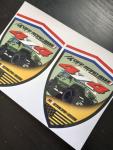 Jeep Wrangler Rubicon Unlimited Side Decal Stickers