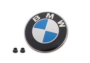 BMW 82mm Hood Emblem Logo Badge with Grommets