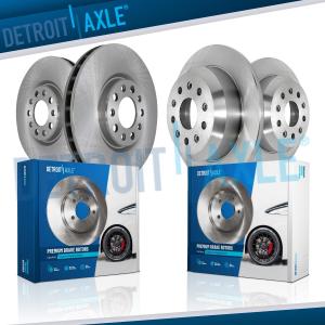 Front and Rear Brake Rotors for Jeep Wrangler