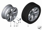 BMW Wheel Center Cap Set of 4, Chrome Edge
